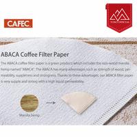 Gambar KERTAS SARING KOPI CAFEC AC4-40B ABACA V60 COFFEE PAPER FILTER 2-4CUPS dari Toso Mart Kota Administrasi Jakarta Pusat 4 Tokopedia