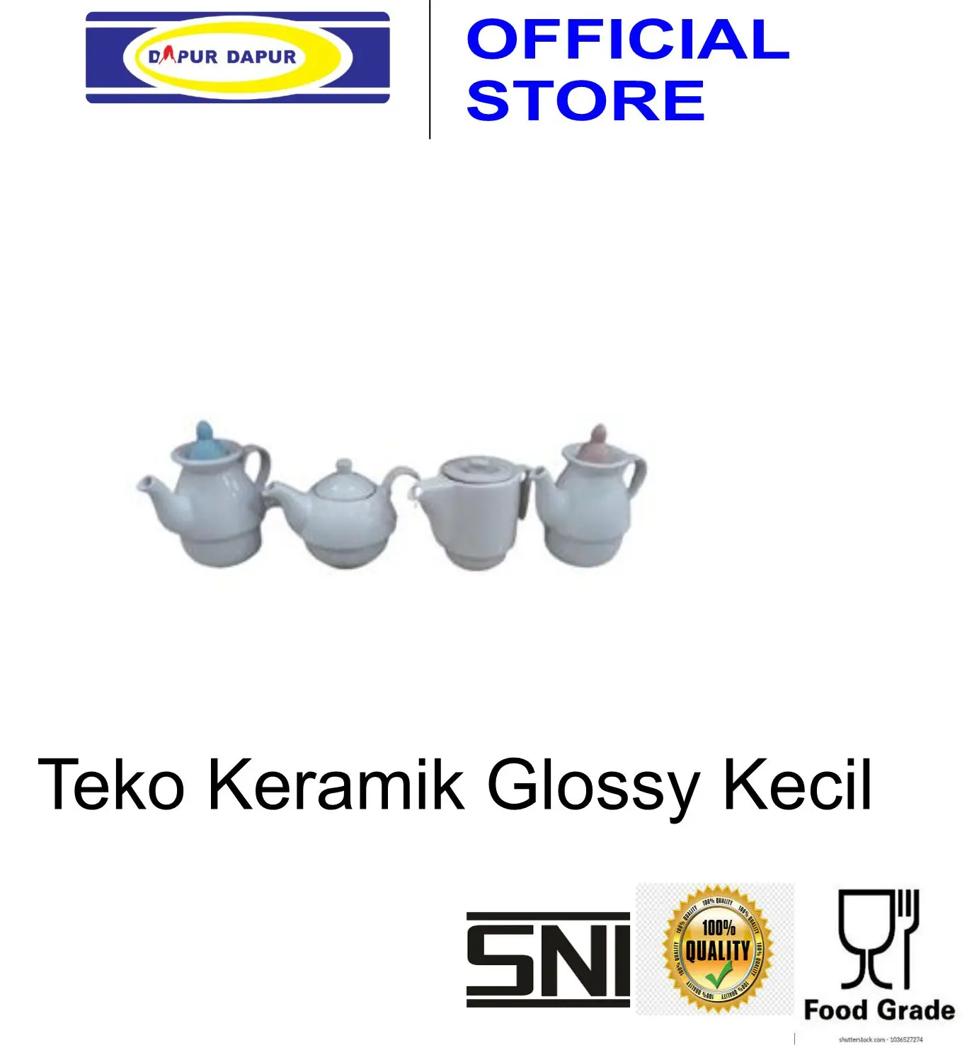 Teko Keramik Kecil 350ml,  Tea Pot,  Chinese Tea.  Tempat seduh teh