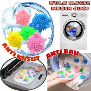 Magic Ball Laundry Bola Karet Pencuci Baju Mesin Cuci