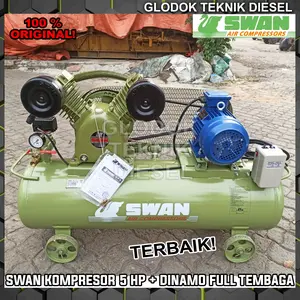 SWAN AIR COMPRESSOR (S SERIES) SVP-205, 5HP *HARGA PROMO AKHIR TAHUN