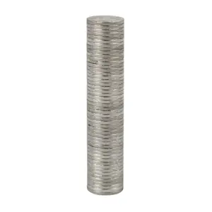 Strong Magnet Neodymium N38 Bulat Diameter 8mm Tebal 1mm