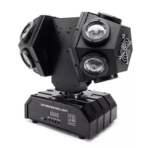moving 2 head light 12x10w + LASER lighting RGBW