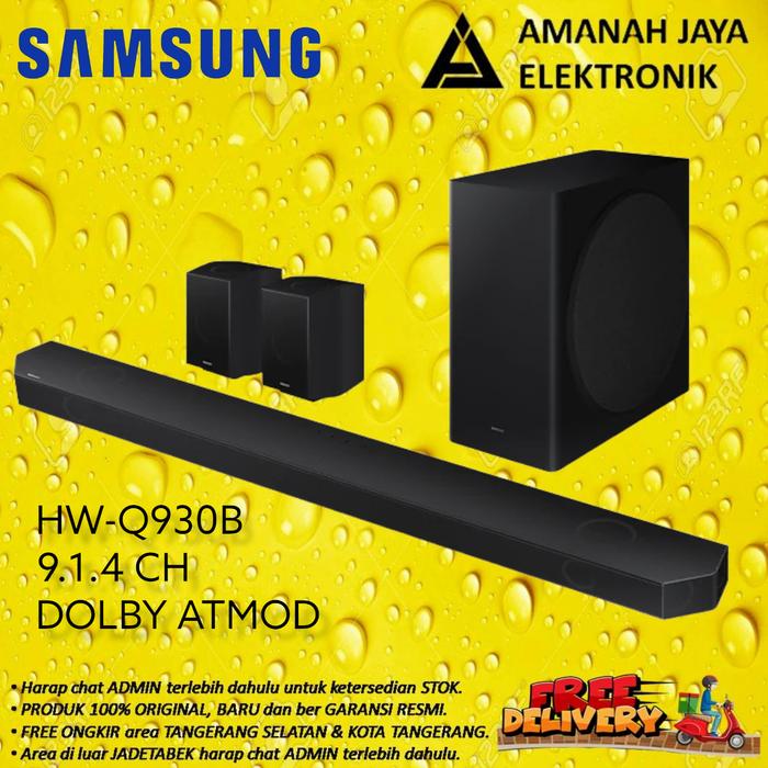Gambar SAMSUNG SOUNDBAR HW-Q930B 9.1.4 Ch DOLBY ATMOS | SAMSUNG HWQ930B 2022 - HWQ930B 2022 dari AMANAH JAYA ELECTRONICS Kota Tangerang Selatan Tokopedia