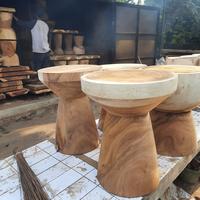 Gambar Meja samping solid wood (side table) dari Indo Suar Furniture Kab. Bantul 3 Tokopedia