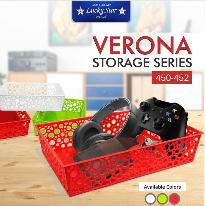 Gambar Keranjang Ferona Basket L dari Lucky Star Plastics Kab. Gresik Tokopedia