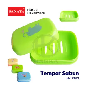 Tempat Kotak Sabun Batang Batangan Soap Box Segi | SANATA SNT 0043