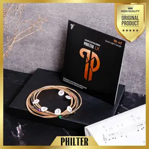 Senar Gitar Akustik String Coated Phosphor Bronze Philter Original
