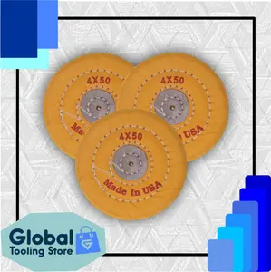 Kain poles kuning 4inch x 50ply