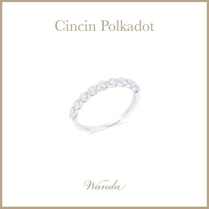 Gambar Cincin Berlian Wanda - Polkadot - Ring dari Wanda House Of Jewels Kota Administrasi Jakarta Pusat Tokopedia