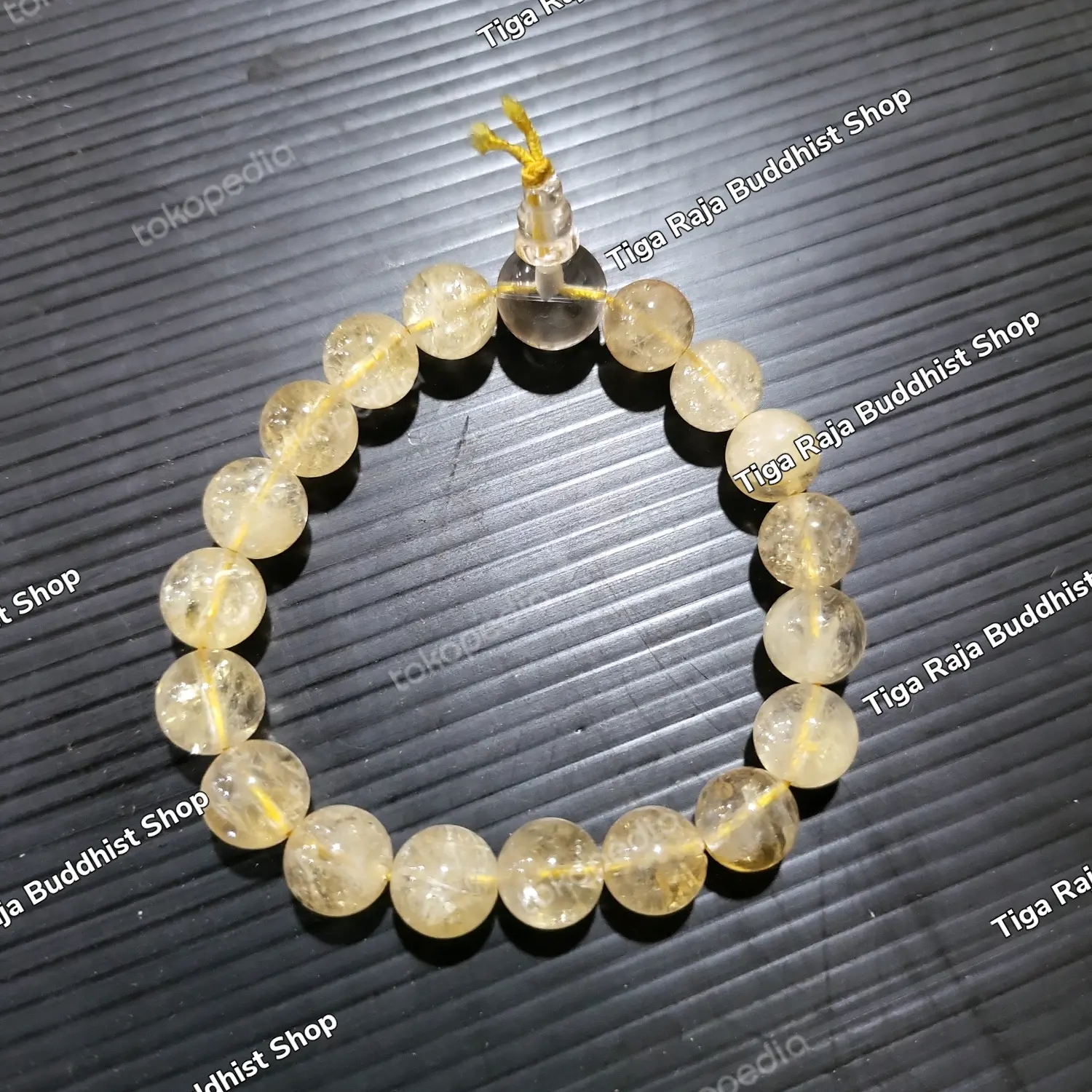 Gelang Batu Citrine 8mm Natural