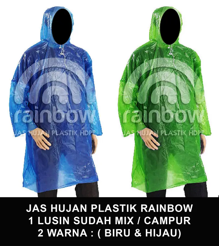Jas Hujan Ponco Plastik - Jas Hujan Plastik 2