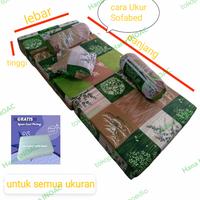 Gambar Cover / Sarung Sofabed uk 200x120x15/20 cm Katun Nikita/Star dari Top INOAC Kab. Bogor 3 Tokopedia