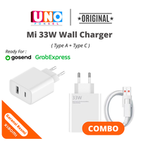 Gambar Mi 33W Wall Charger Type A Type C Fast Charging dari Uno Ponsel Kota Administrasi Jakarta Barat 1 Tokopedia