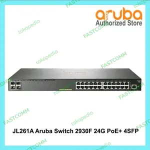 Switch HPE Aruba JL261A 2930F 24G PoE+ 4SFP L3 Managed