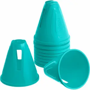INLINE SKATING SLALOM and FREESTYLE CONES 10 - PACK ORIGINAL OXELO