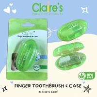 Gambar Finger Toothbrush With Case / Sikat Lidah Bayi - Claire's dari Medika Onlineshop Kota Medan 1 Tokopedia