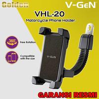 Gambar VGEN V-GeN VHL-20 Phone Holder Motor Bracket Pegangan HP - Black dari Golden Celluler Kota Administrasi Jakarta Pusat 1 Tokopedia