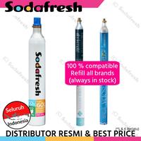 Gambar Sodastream Compatible CO2 Tank (Refills Available) for Soda Maker dari Sodafresh Bali Kab. Badung 5 Tokopedia