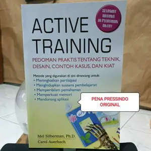 Buku Active Training, Panduan Praktis tentang Teknik, Desain