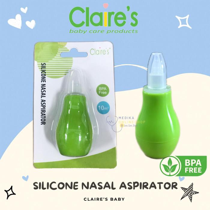 Gambar Silicone Nasal Aspirator / Sedot Ingus Bayi - Claire's dari Medika Onlineshop Kota Medan Tokopedia