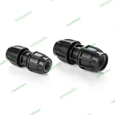 Coupler/Sock Pipa HDPE Compression 1/2 inch (20mm) 2