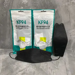 MASKER KF94 ISI 10 HITAM DAN PUTIH