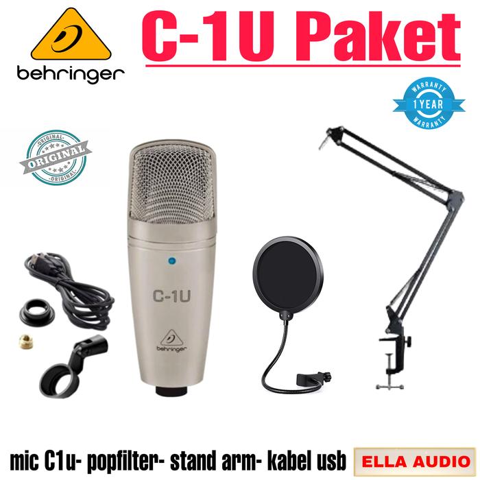 Jual behringer c1u usb microphone condenser paket - Jakarta Pusat ...