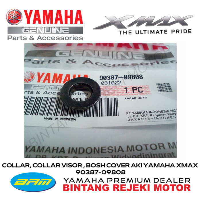 Gambar COLLAR, COLLAR VISOR, BOSH COVER AKI YAMAHA XMAX 90387-09808 dari Yamaha Bintang Rejeki Motor Kab. Bandung Tokopedia