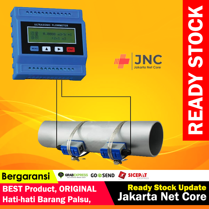 Jual Ultrasonic Flow Meter 50-700mm TM-1 TUF2000M Flowmeter TUF-2000M ...