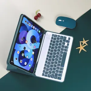 Flip Case Keyboard Mouse for iPad Mini 1 2 3 4 5 6 7 - iPad Gen 7 8 9 10 11 2025 Tablet