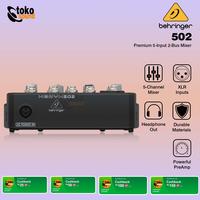 Gambar Behringer Xenyx 502 Mixer Analog 5 Input With Mic Preamp dari Tokosound Proaudio Kota Administrasi Jakarta Barat 4 Tokopedia