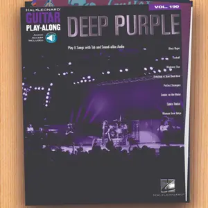 Buku Tablature Gitar Playalong Deep Purple - Free Audio Backingtracks