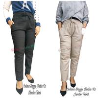 Gambar CELANA PANJANG WANITA BAGGY NADIA K3 JUMBO TEBAL STRETCH SIMPLE ME dari GLORYFASHIONPGS Kota Surabaya 1 Tokopedia
