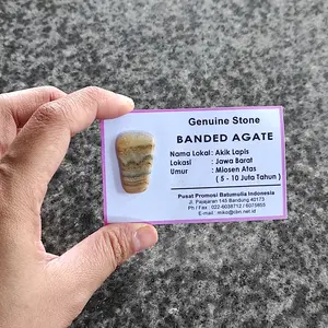 Genuine Stone Banded Agate - Tumbler Banded Agate Stone for Education