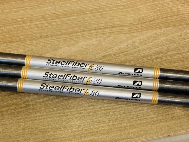 Tiges De Fer Aerotech SteelFiber FC 90cw - Flex Rigide, Pointe .355 Conique - 6-PW - NEUF