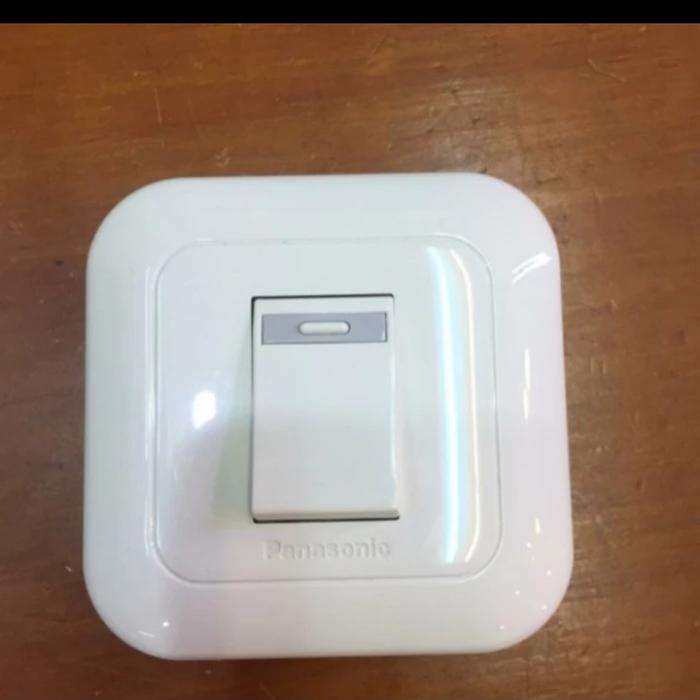 Gambar saklar tunggal single panasonic putih white style dari PROLED ELECTRIC Kota Administrasi Jakarta Pusat 2 Tokopedia