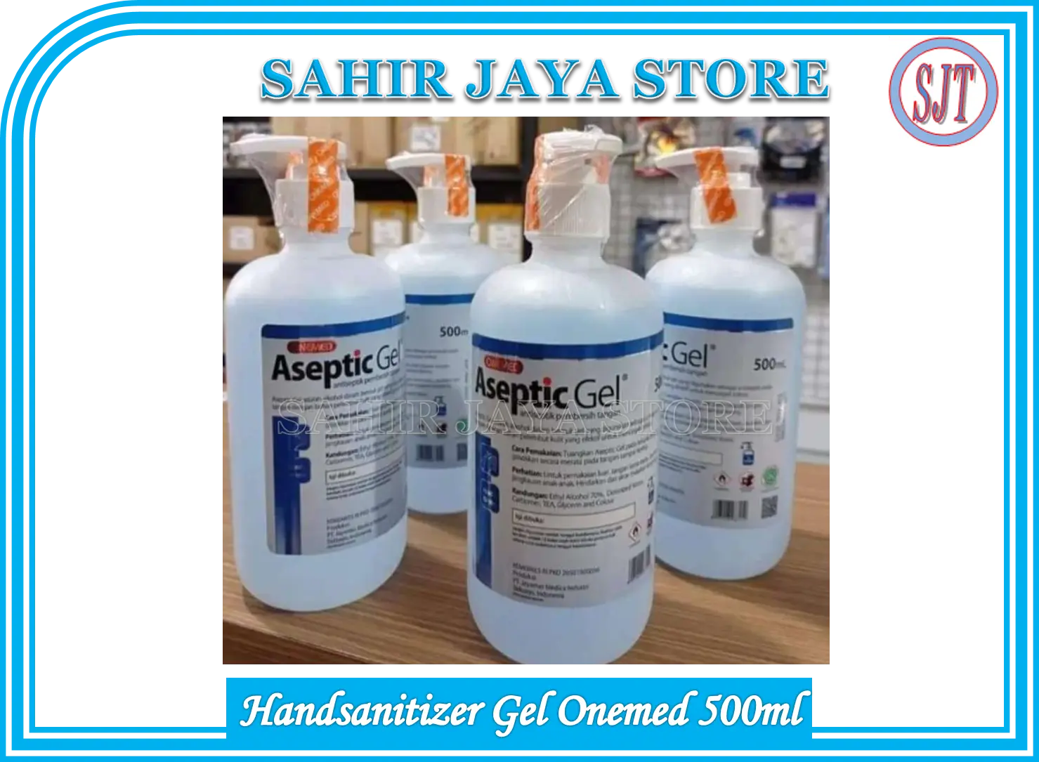 Onemed Aseptic Gel / Antiseptic Hand Sanitizer Gel Onemed 500 ml
