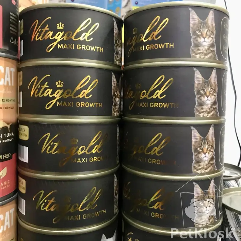 Vitagold Maxi Growth Cat Kaleng 185 Gram / Super Premium Wet Food 0