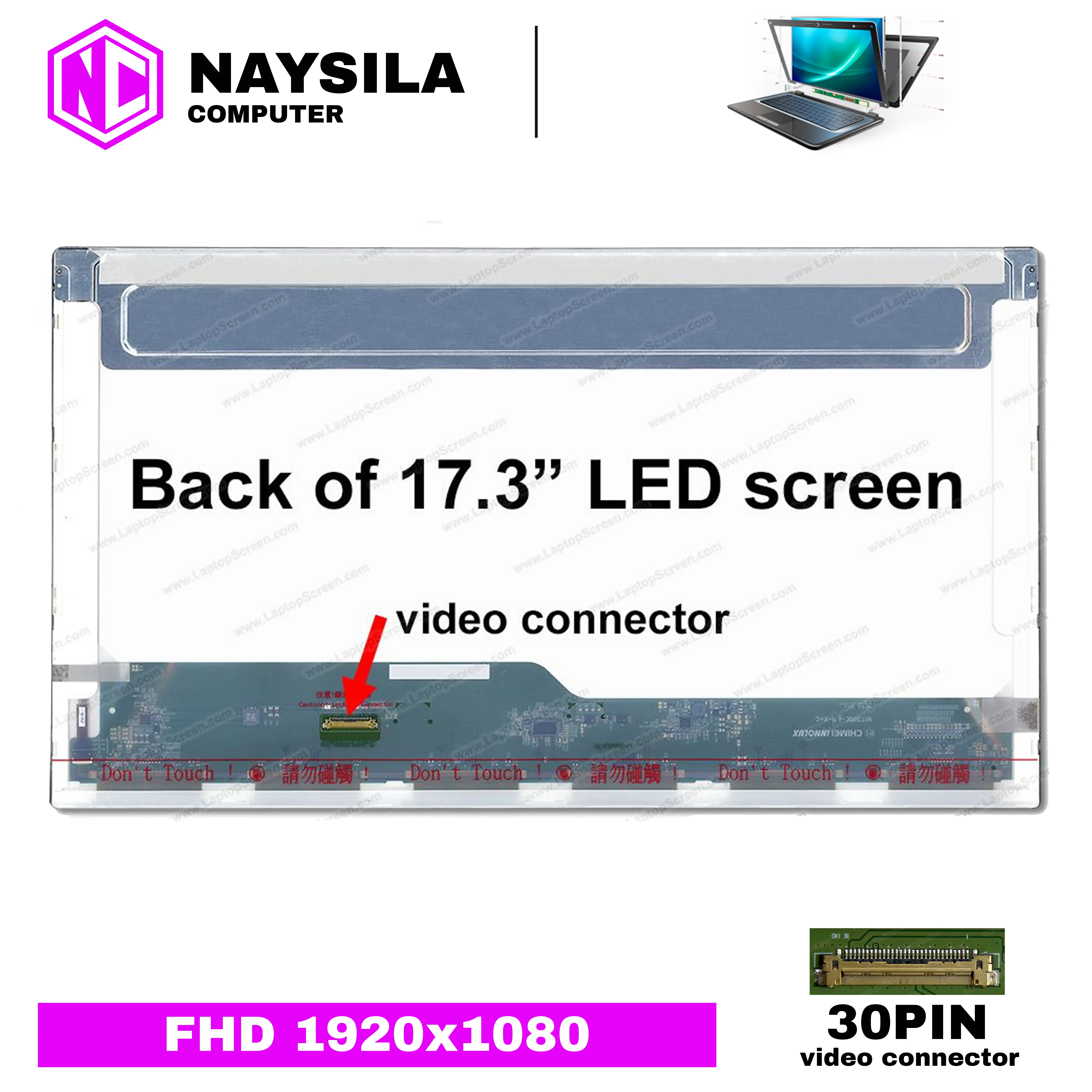 LCD LED 17.3" TEBAL 30PIN FHD IPS Asus Rog G752 G752V G752VY