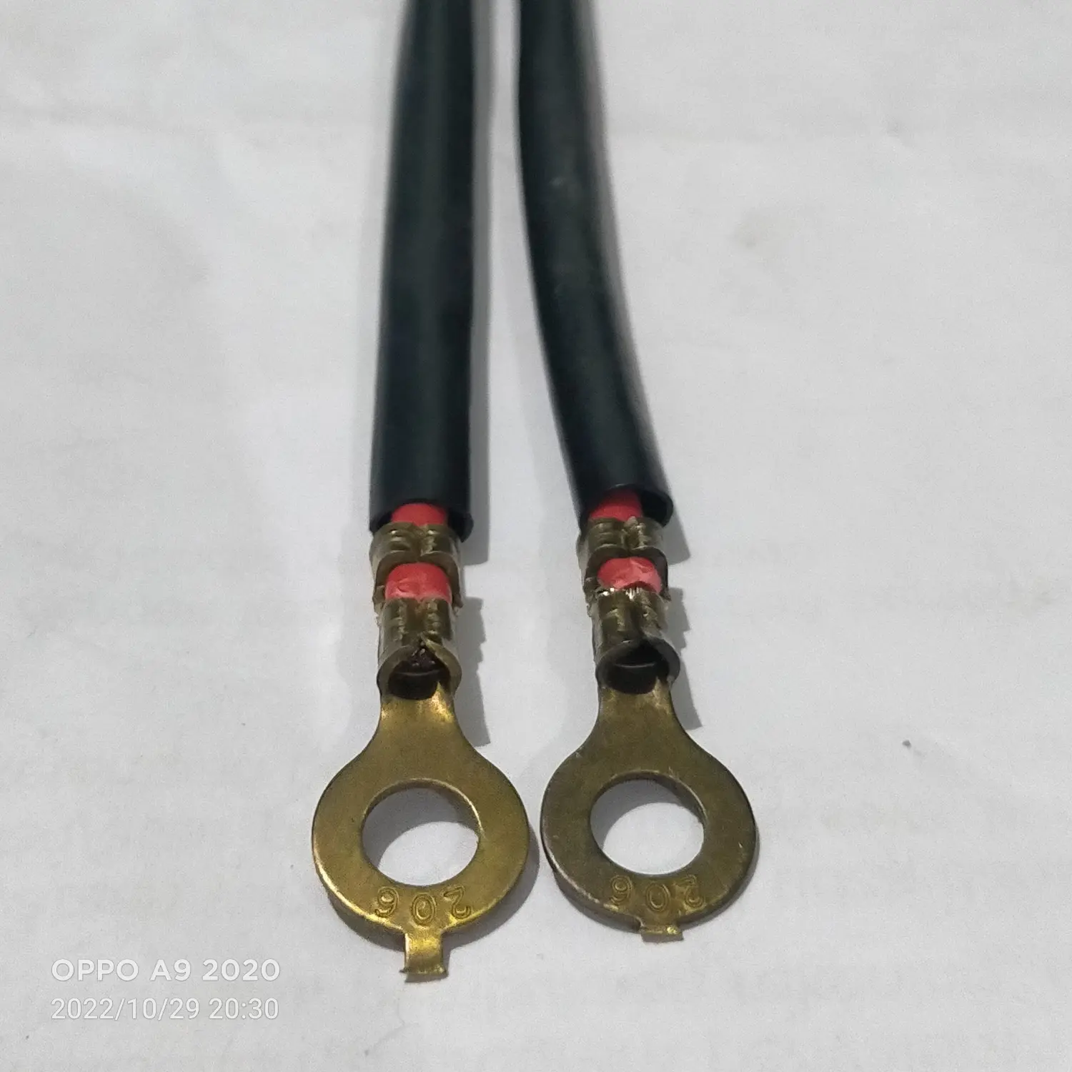 KABEL AKI ACCU MOTOR SEKUN BULT M6 UNIVERSAL KUNINGAN ORIGINAL