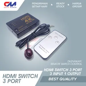 HDMI SWICTH 3 PORT || 3 INPUT 1 OUTPUT