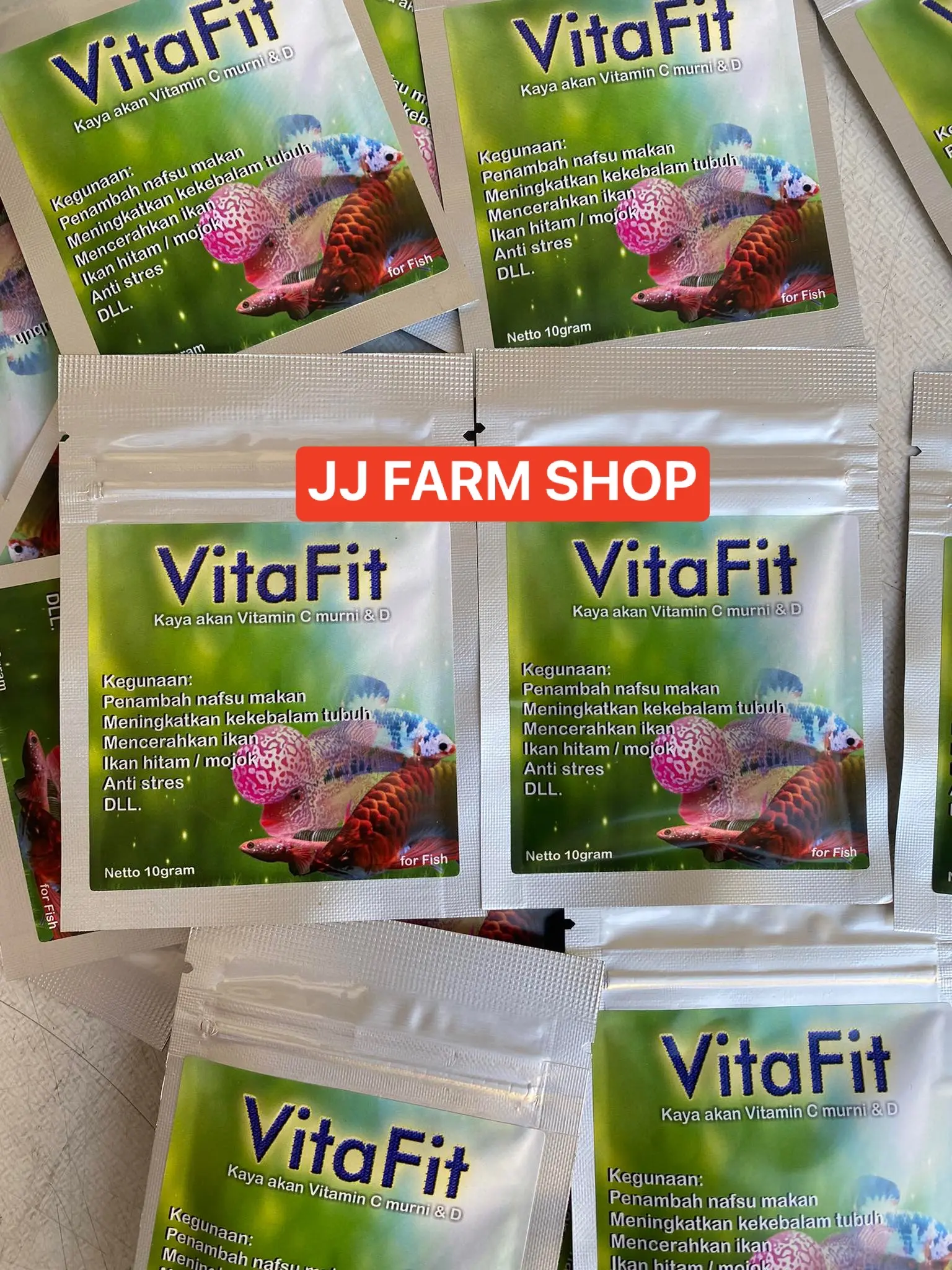 VITAFIT vitamin vitaflow ikan hias penambah nafsu makan stres mojok