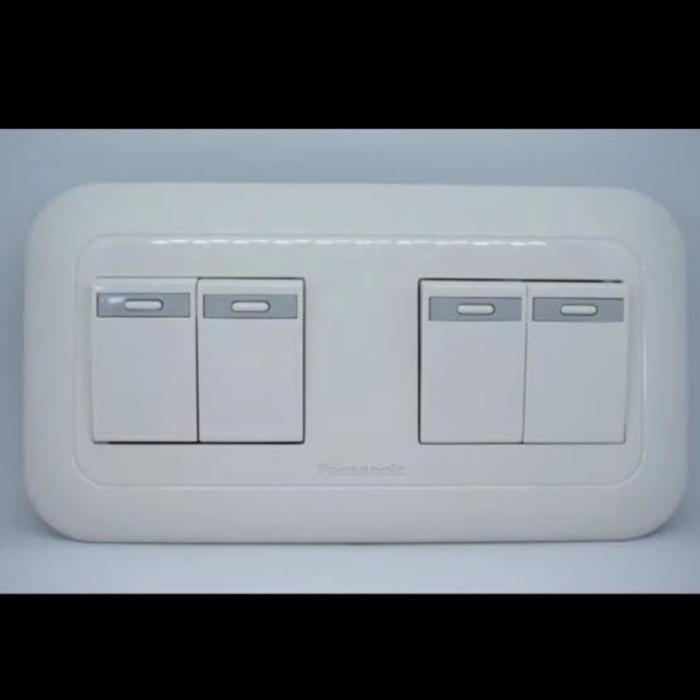 Gambar saklar 4gang sakelar 4 gang panasonic silver mws style wesj 5931mws we dari PROLED ELECTRIC Kota Administrasi Jakarta Pusat 2 Tokopedia