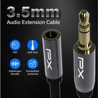 Gambar Kabel Audio Extension Aux 3.5mm Male to Female 0.5M PX CO-YP0305 dari PX Official Store Kota Administrasi Jakarta Utara 2 Tokopedia