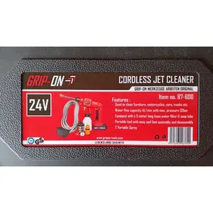 GRIP ON-Mesin Jet Cleaner Cordless 24v Jet Cleaner Baterai Mesin Cuci