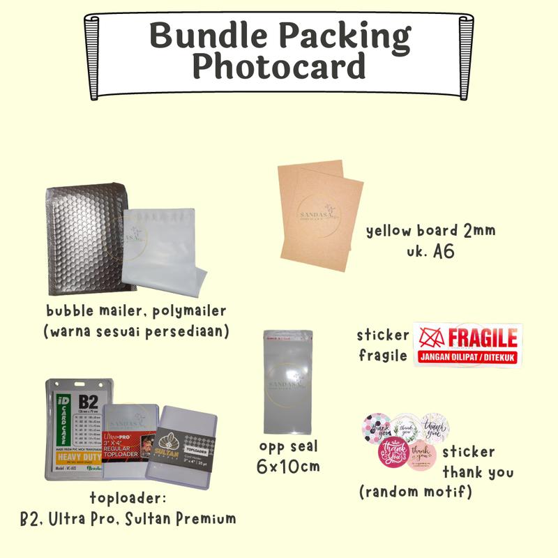 [YB2] Paket Packing Photocard – Yellow Board | Yellowboard 2 - Shop ...