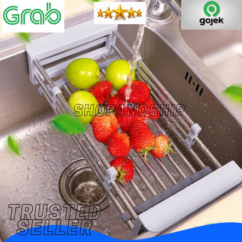 Retractable sink rack 0