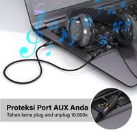 Gambar Kabel Audio Extension Aux 3.5mm Male to Female 0.5M PX CO-YP0305 dari PX Official Store Kota Administrasi Jakarta Utara 4 Tokopedia