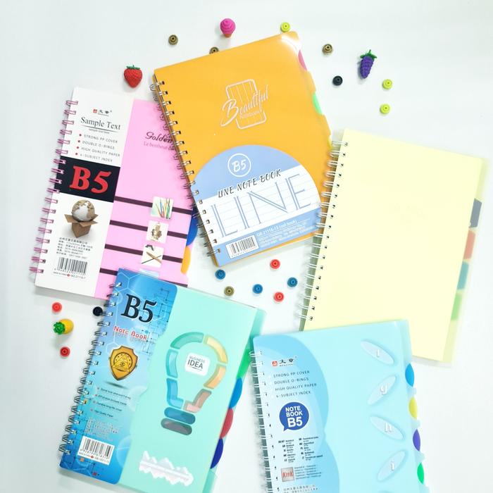 Gambar SOS Notebook Spiral B5-90 Index / Buku Spiral dari SOS Sukses Online Stationery Kota Administrasi Jakarta Utara Tokopedia