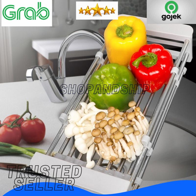 Retractable sink rack 1